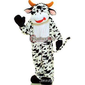 2013 Top quality New Arrival Cow Plush Economy adult animal mascot costume